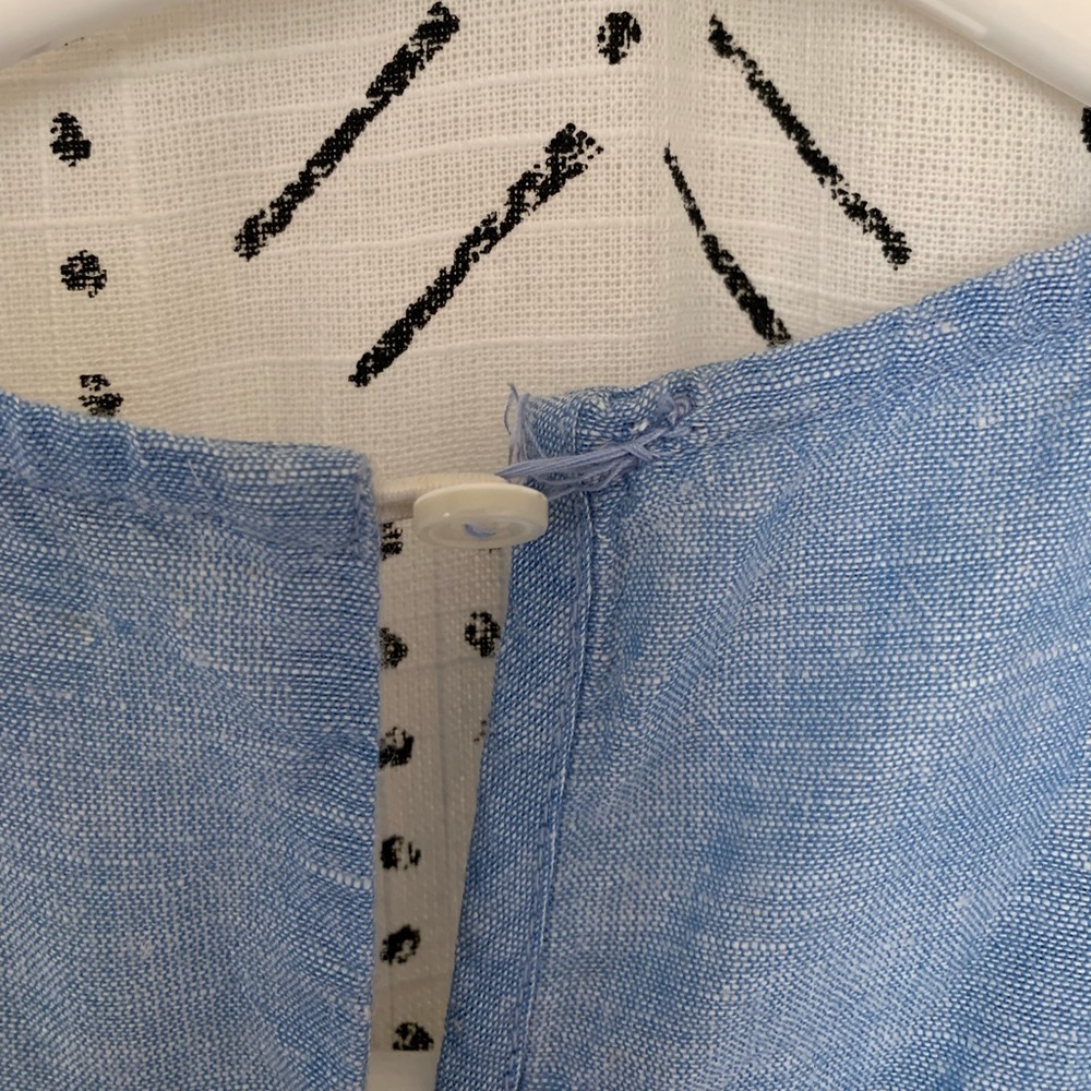 J.Crew Factory Crosshatch Embroidered Shell - Picture 6 of 6